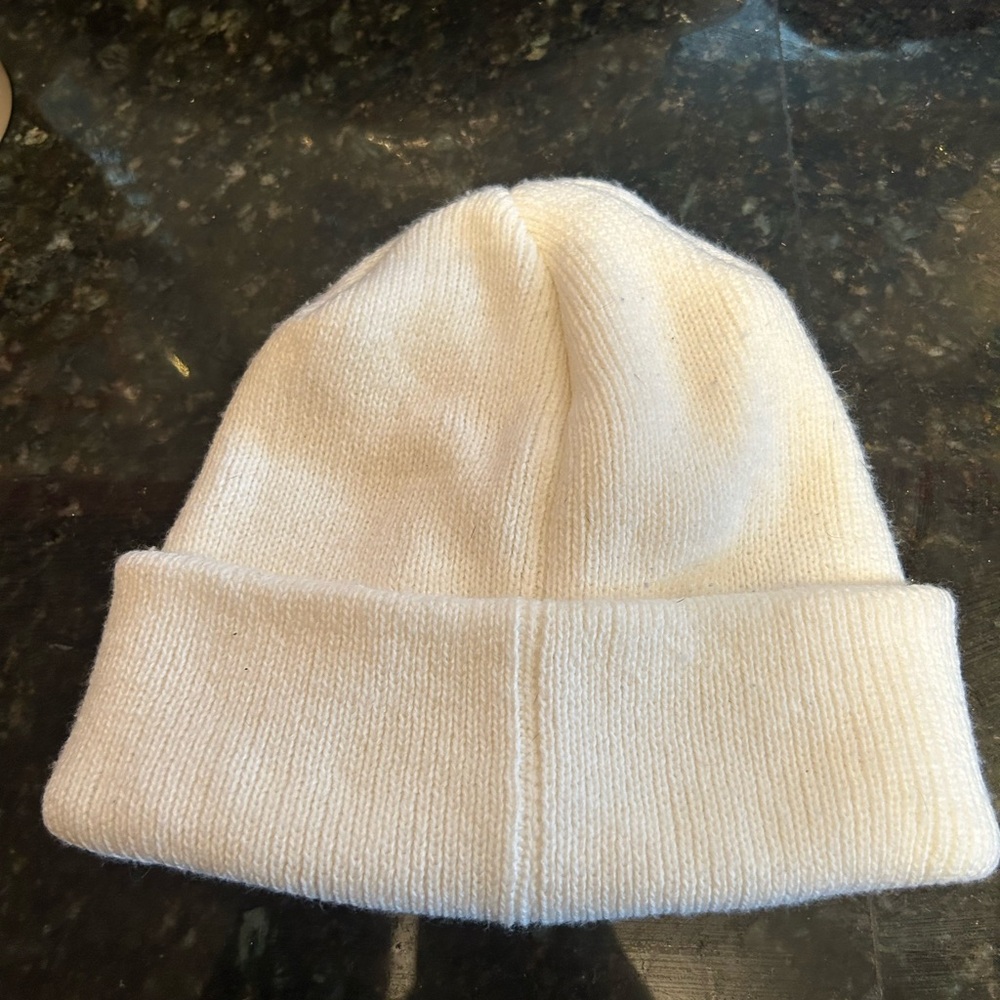 Adidas Classic White Knit Beanie - Picture 2 of 3